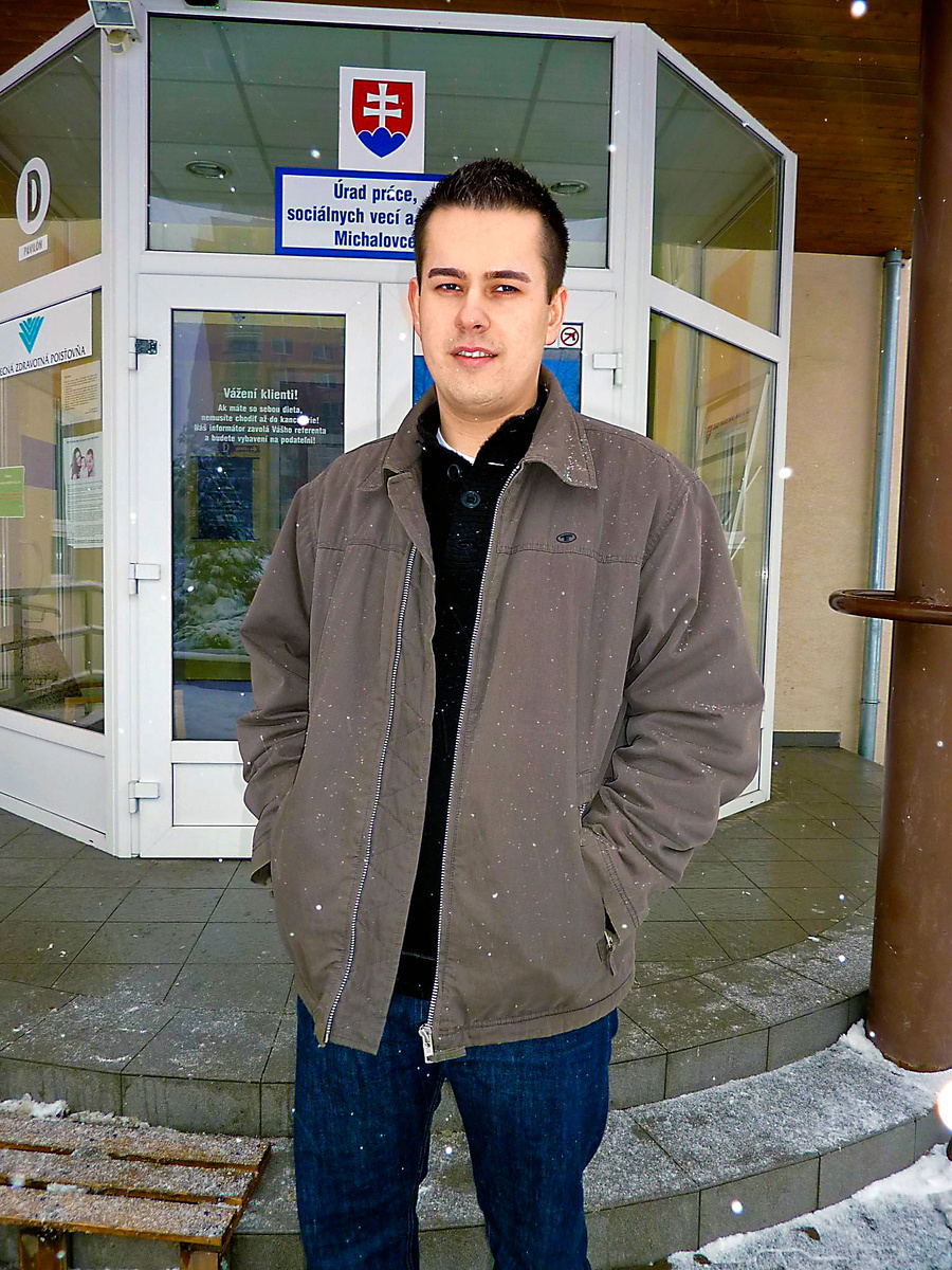Vladimír Zavadský, nezamestnaný mladík