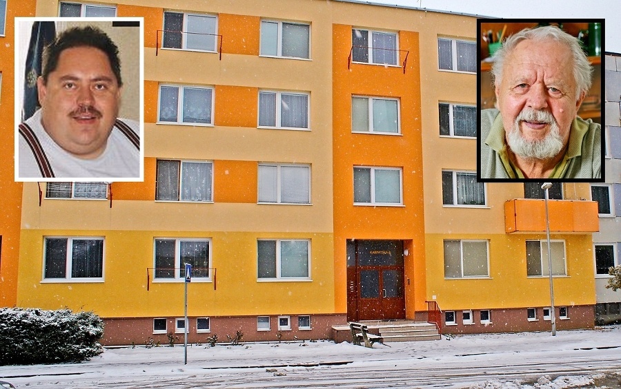 V tomto nitrianskom paneláku žil Jozef Dóczy so synom Petrom.