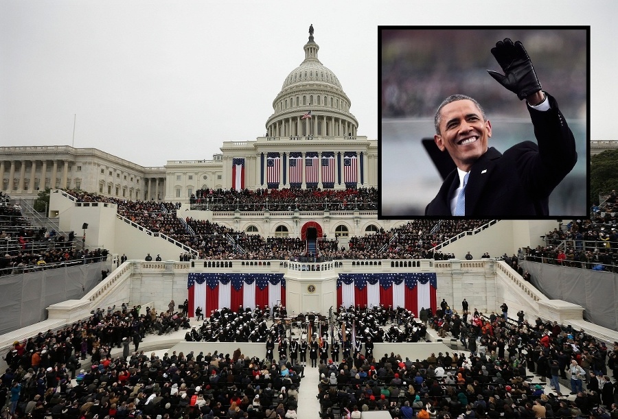 Slávnostná inaugurácia prezidenta Obamu.