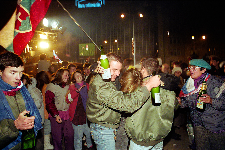 Slováci: Oslavovali novú krajinu