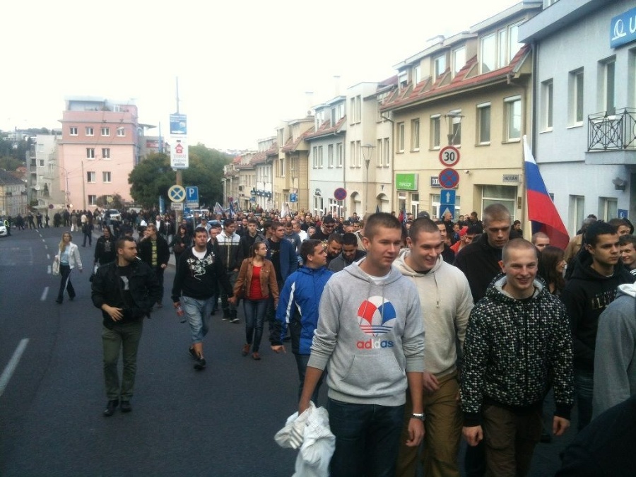 Pochodu Bratislavou sa zúčastnila