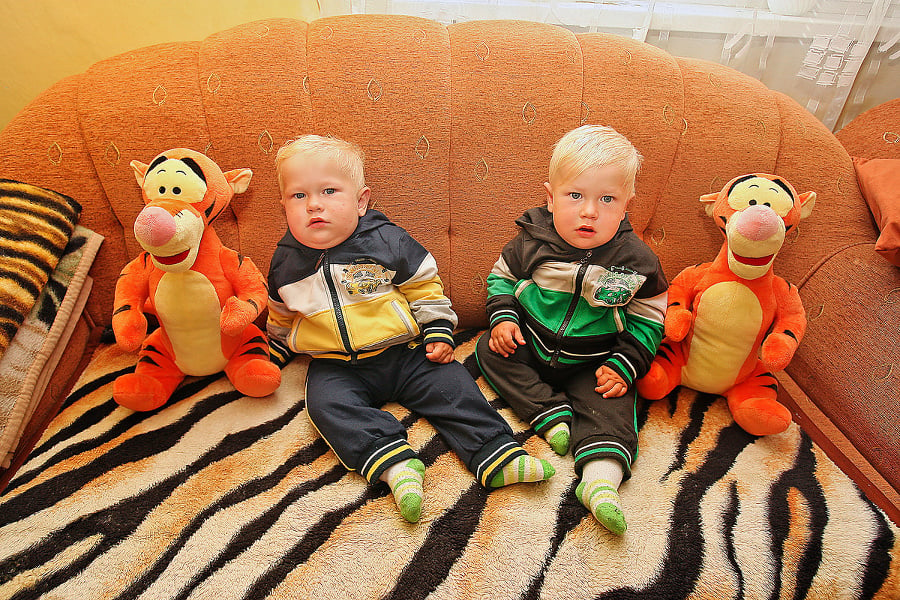 1-ročné: Bratia Jakubko (vľavo)