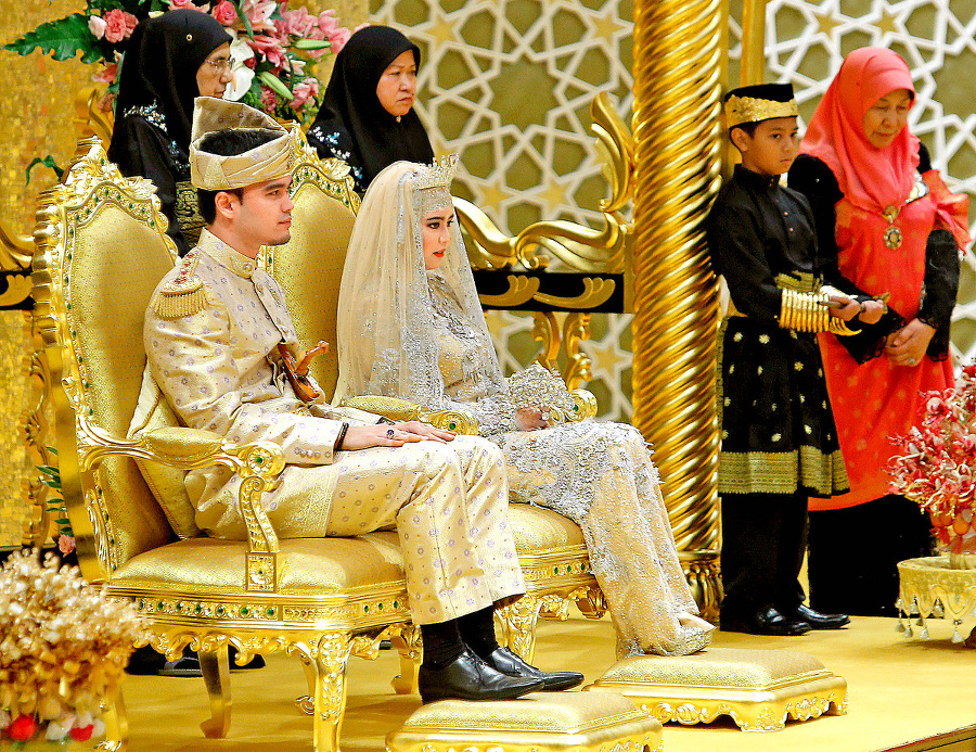 Svadba dcéry brunejského sultana.
