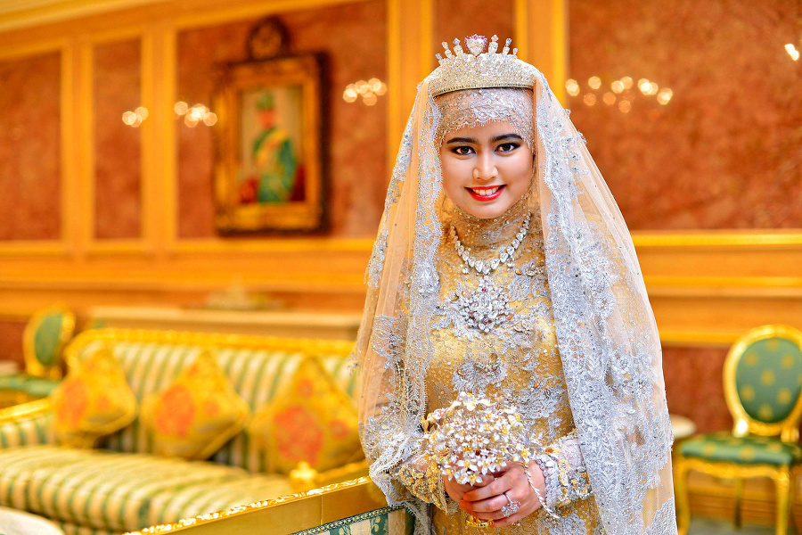 Svadba dcéry brunejského sultana.