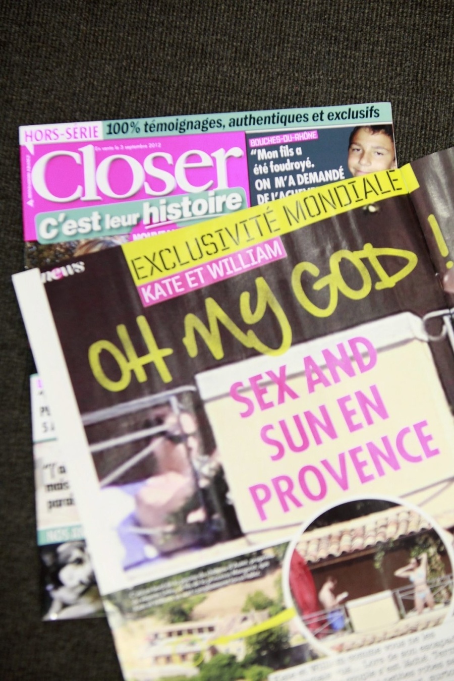 Francúzsky týždenník Closer ako
