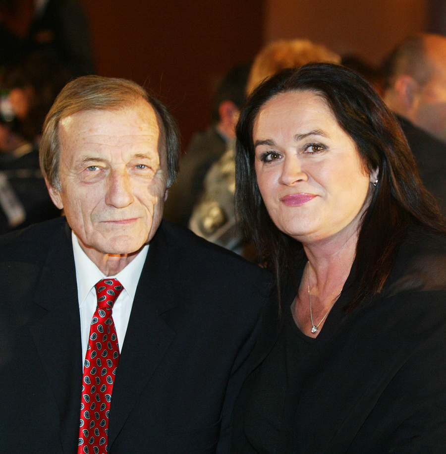 Hana Gregorová s manželem Radoslavem Brzobohatým