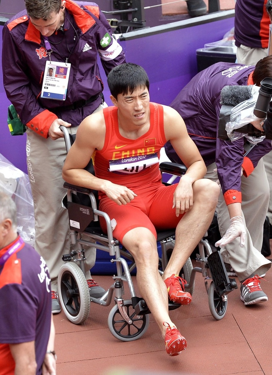 Čínsky atlét Liou Sianga