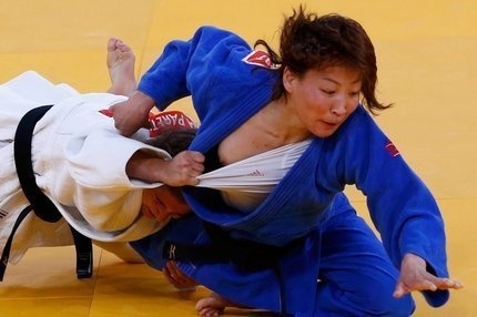 Mongolská zápasníčka Munkhbatová ukázala