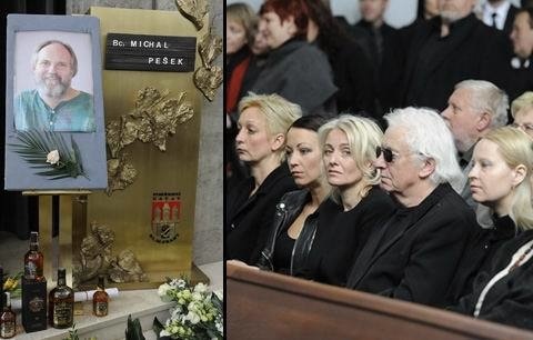 Veronika Žilková na pohřbu
