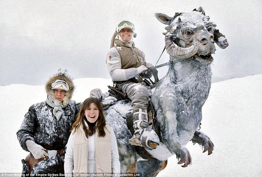 Unikátny záber z nakrúcania Star Wars