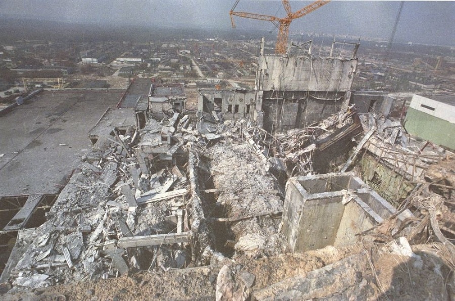 Jadrová elektráreň Černobyľ vybuchla