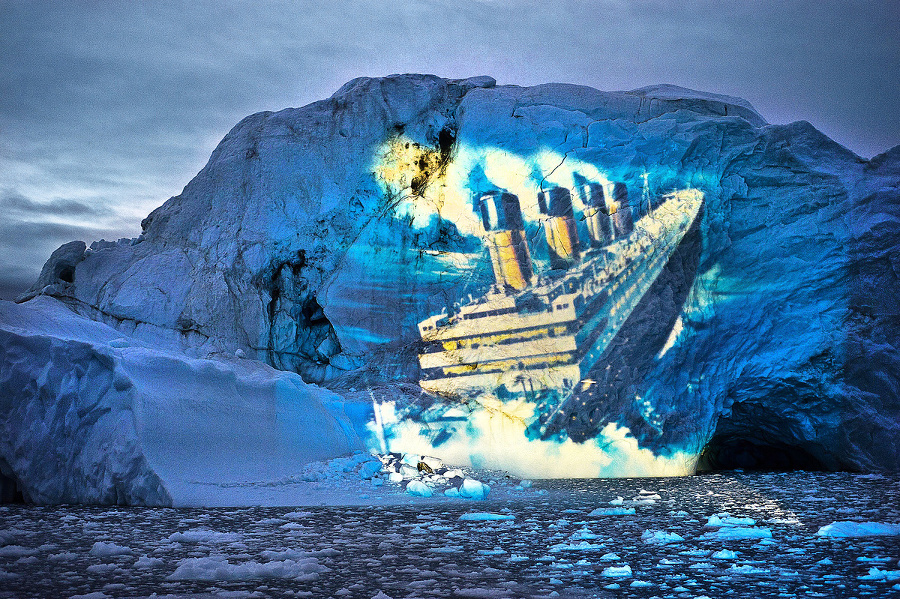 Majestátny Titanic na ľadovej