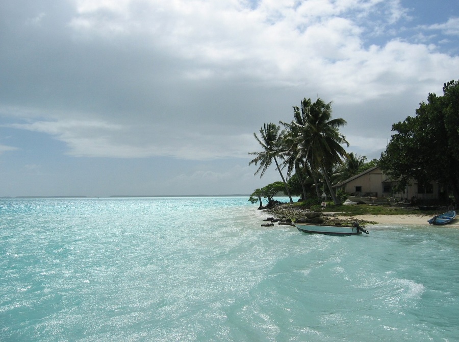 Tropický raj Kiribati nemá