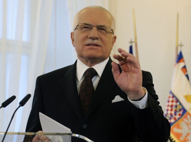 Český prezident Václav Klaus