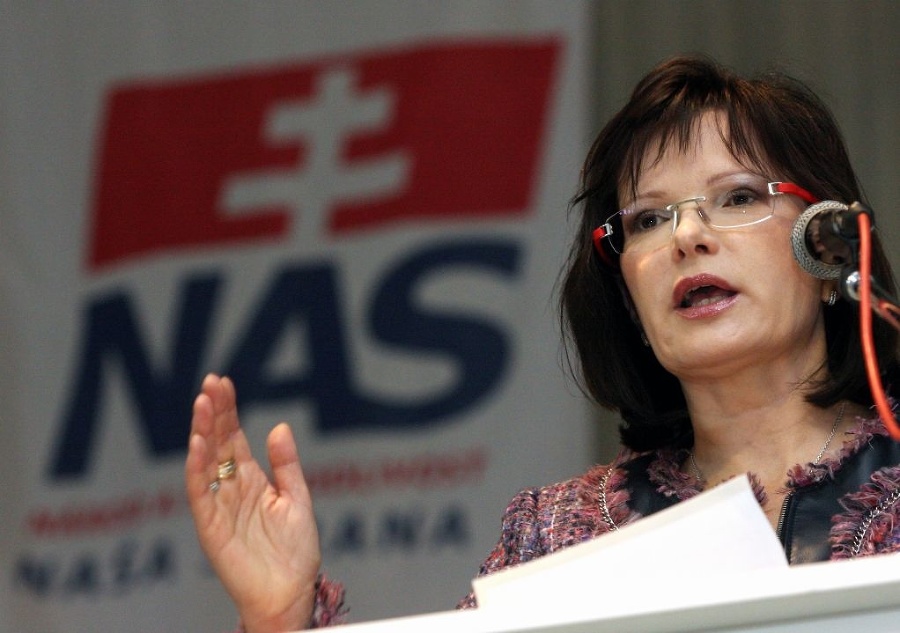 Anna Belousovová, predsedníčka strany