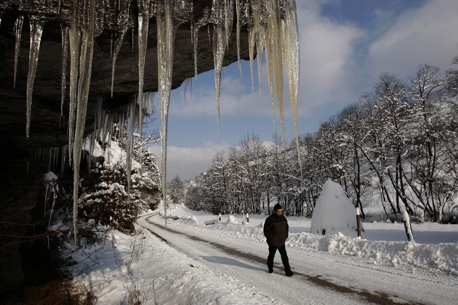 Zima na Balkáne.