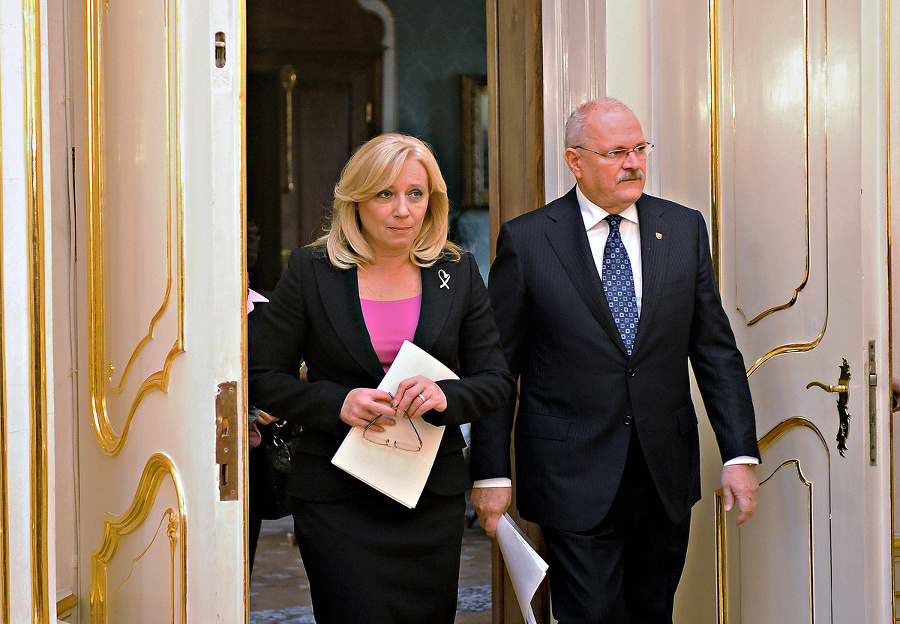 Premiérka Radičová a prezident