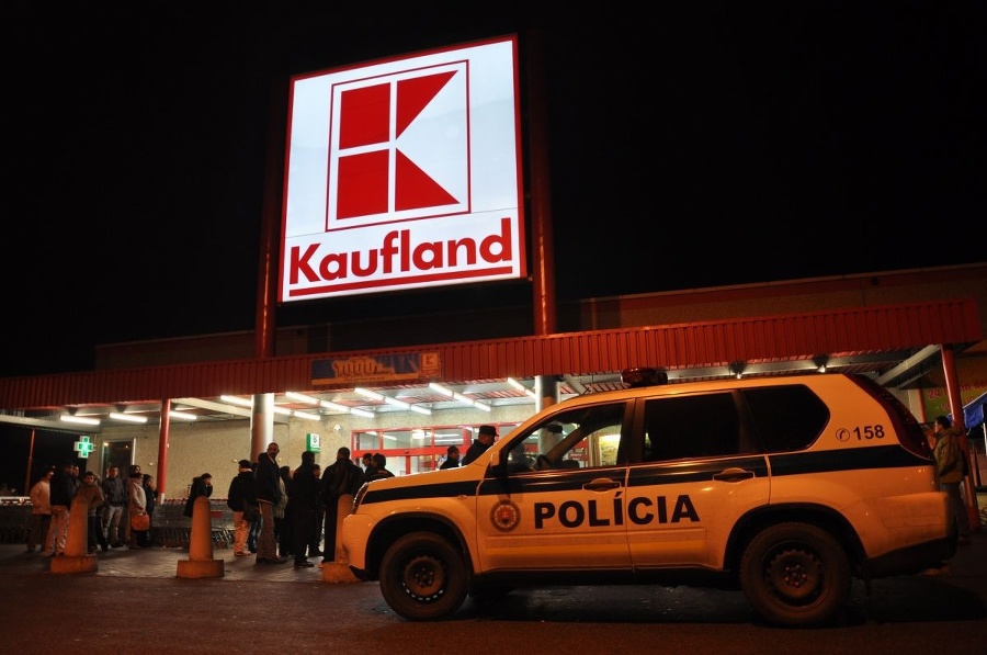 Polícia Kaufland po vražde