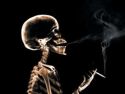 fajčiaca kostra