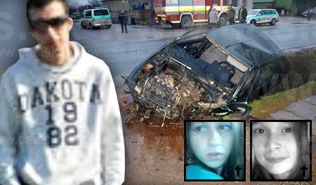 Devätnásťročný David zrazil dve dievčatká. Simonka († 12) zomrela krátko po nehode, Alicka († 12) podľahla zraneniam v nemocnici.