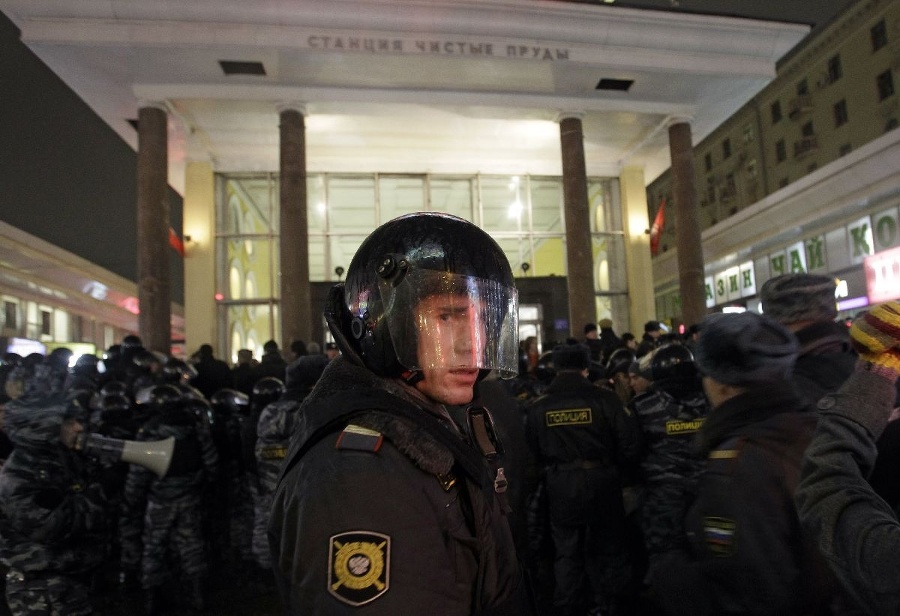 Ruskí policajti zatkli niekoľko