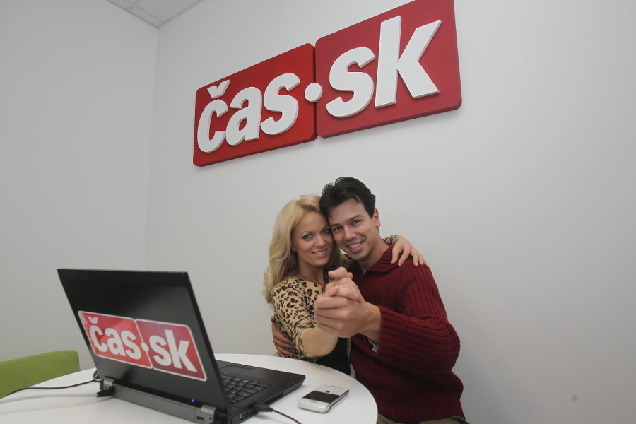 Jana Hospodárová a Matej Chren počas online rozhovoru.