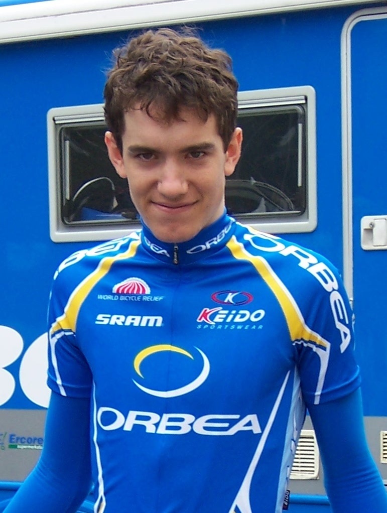 Cyklista Romain Sicard