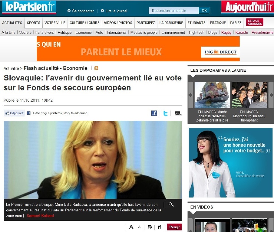 Parížsky denník Le Parisien