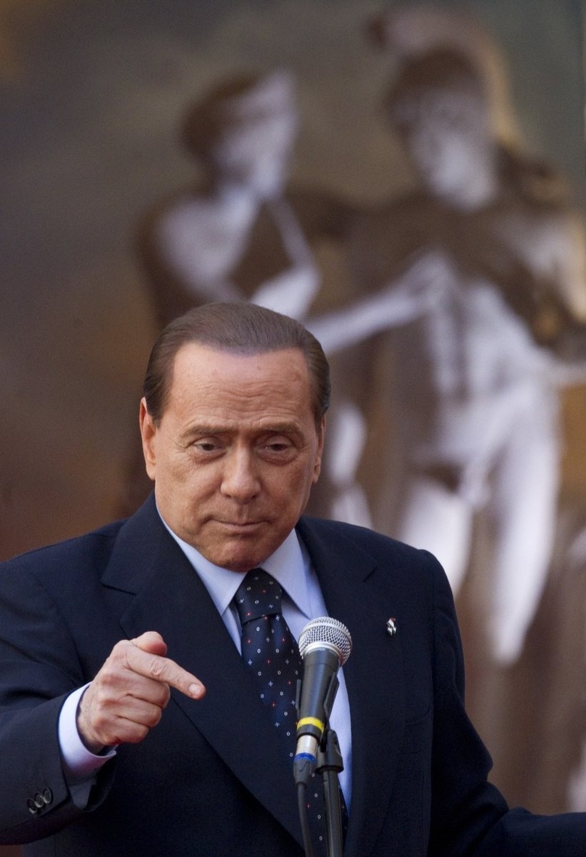 Taliansky premiér Silvio Berlusconi.