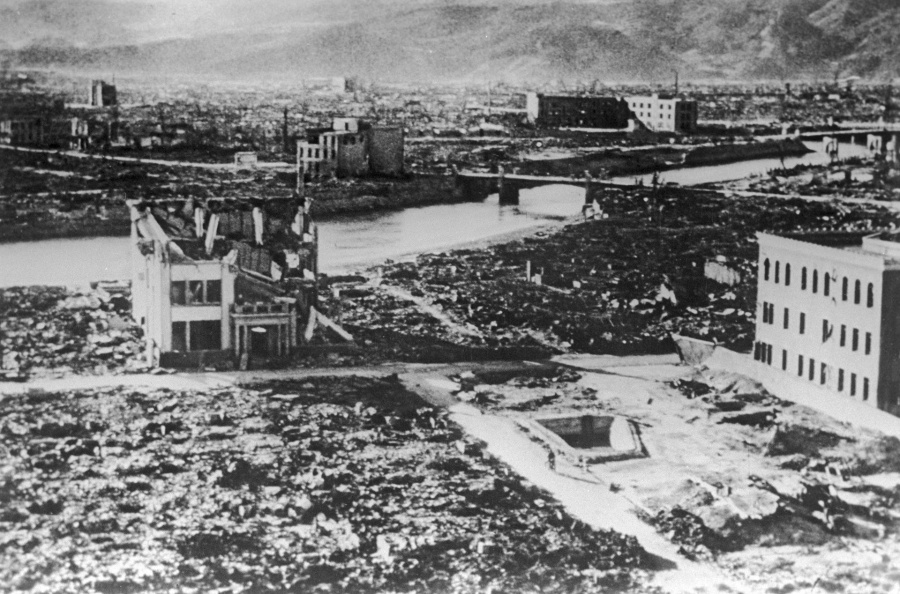 Takto vyzerala Hirošima po zničení atómovou bombou v roku 1945.