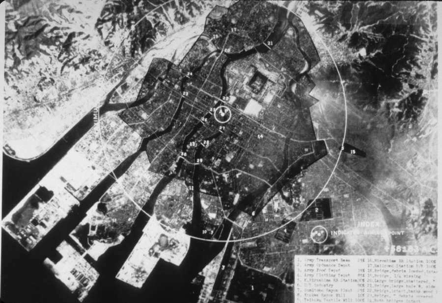 Takto vyzerala Hirošima po zničení atómovou bombou v roku 1945.