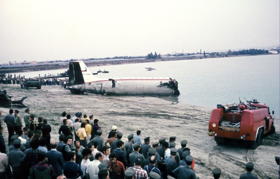 Na palube lietadla IL-18,