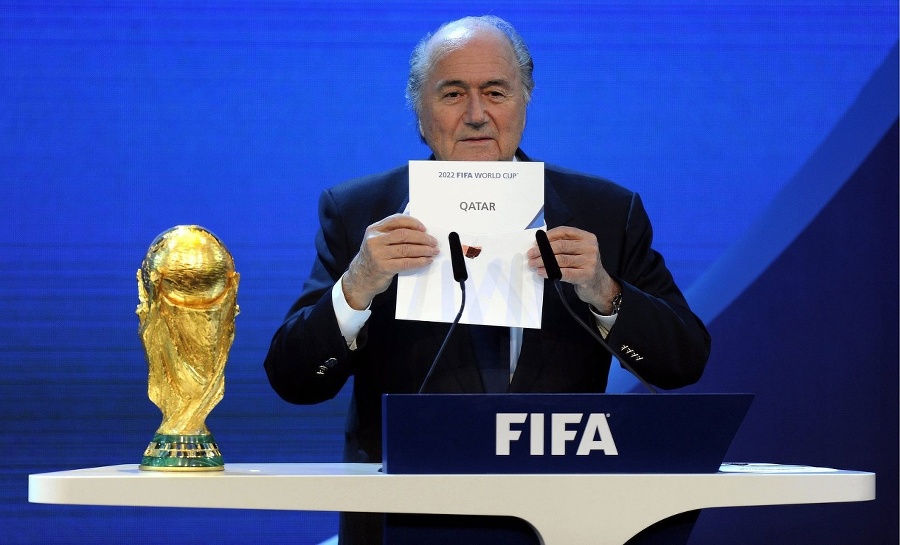 Sepp Blatter oznamuje dejisko