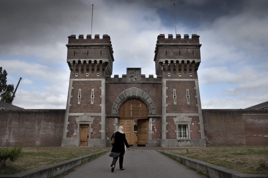 Väzenie v Scheveningen pripomína