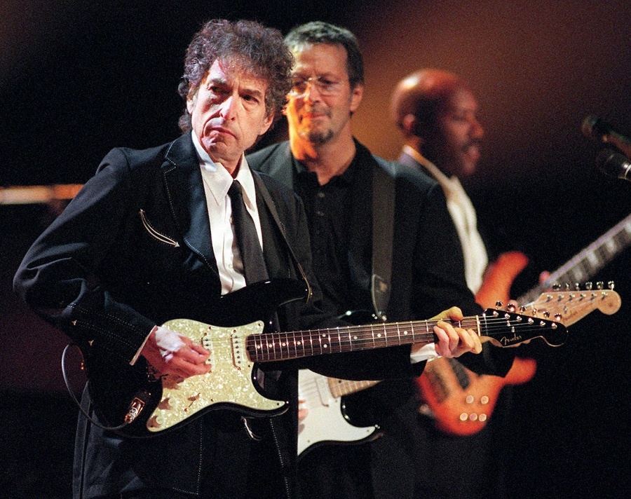 Spevák Bob Dylan.