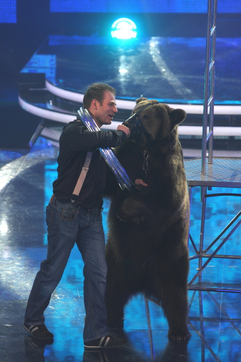 Jiří Berousek počas svojho vystúpenia v Talentmanii.
