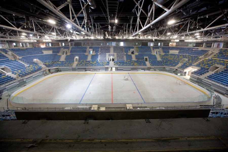 Výstavba bratislavskej hokejovej haly