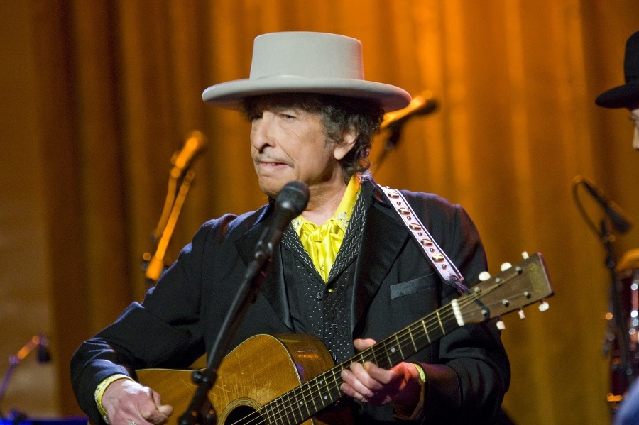Legendárny spevák Bob Dylan.