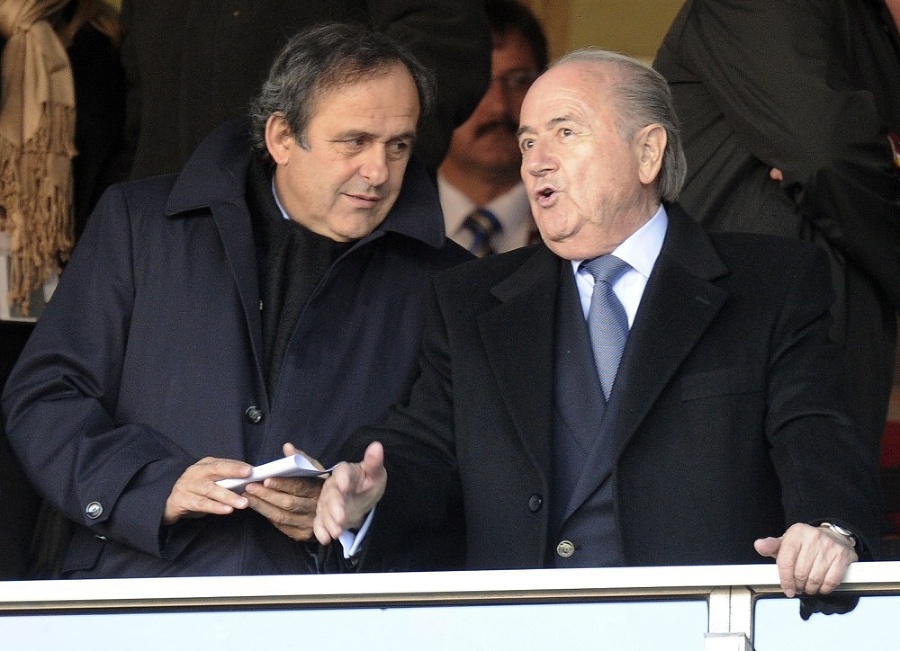 Michel Platini (vľavo) a