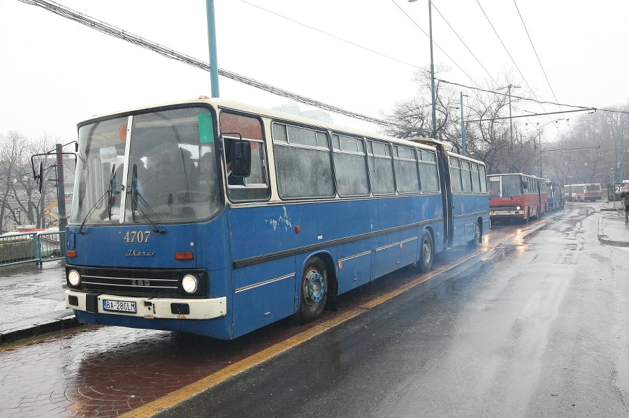 Legendárny autobus Ikarus jazdil