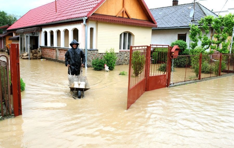 Záplavy na východe Slovenska,