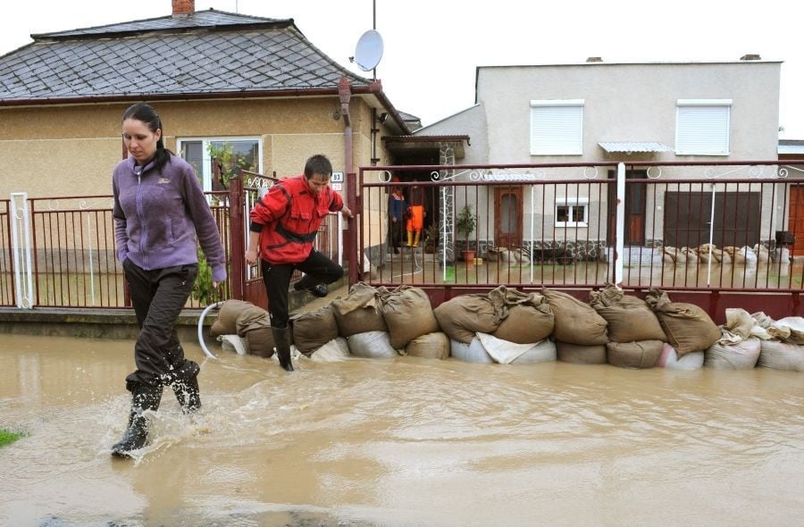 Záplavy na východe Slovenska,