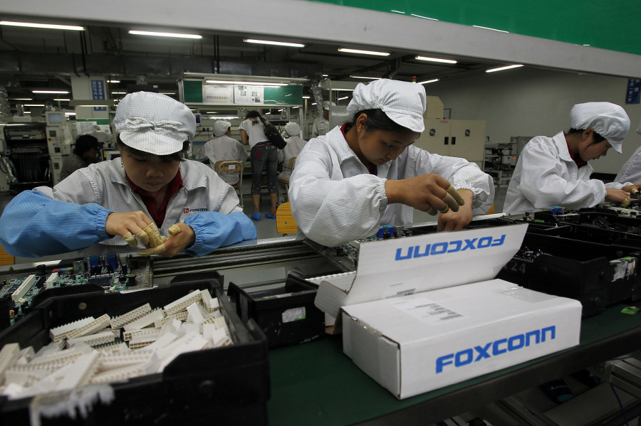 Čínsky Foxconn zachvátila vlna