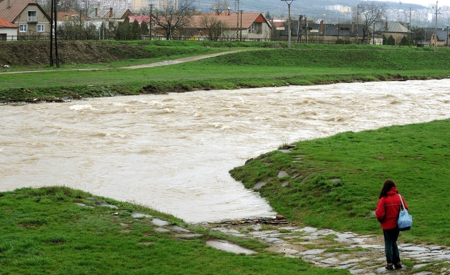 Hladiny východoslovenských riek po