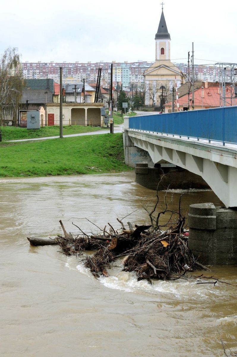 Hladiny východoslovenských riek po