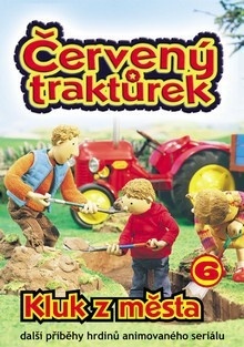 Červený traktůrek