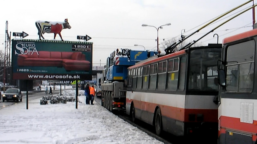 Bratislavské MHD blokované štrajkujúcimi