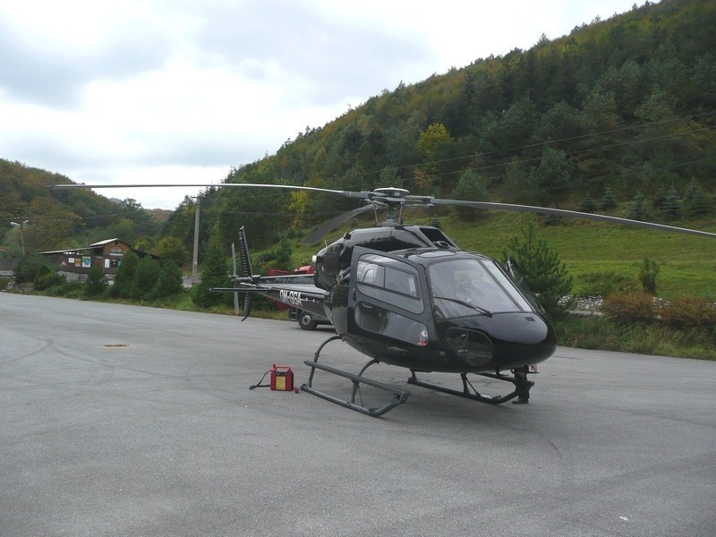 Vrtuľník firmy EHC Service
