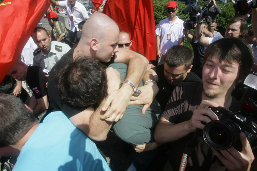 Protest proti porušovaniu ľudských