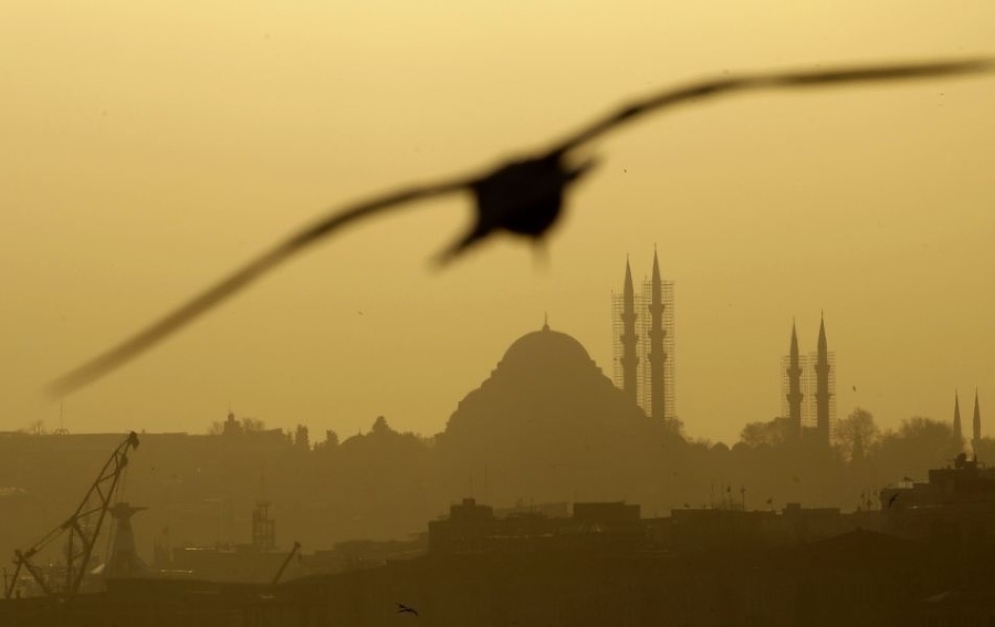 Pohľad na turecký Istanbul